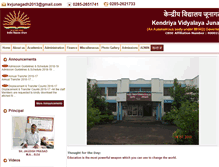 Tablet Screenshot of kvjunagadh.com